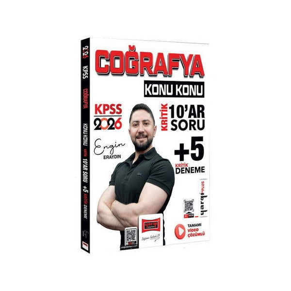 2026 KPSS Coğrafya Konu Konu Kritik 10ar Soru +5 Kritik Deneme Sınavı | Yargı Yayınevi (Ciltsiz)