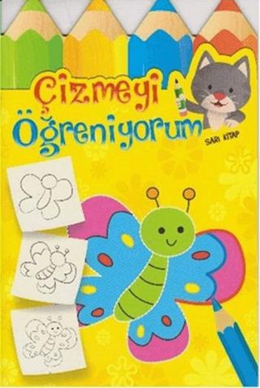 Çizmeyi Öğreniyorum - Sarı Kitap | Parıltı Yayınları (Ciltsiz)