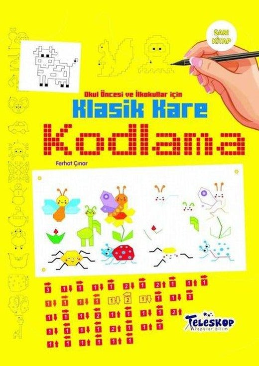 Klasik Kare Kodlama - Sarı Kitap | Teleskop Popüler Bilim (İnce Kapak)