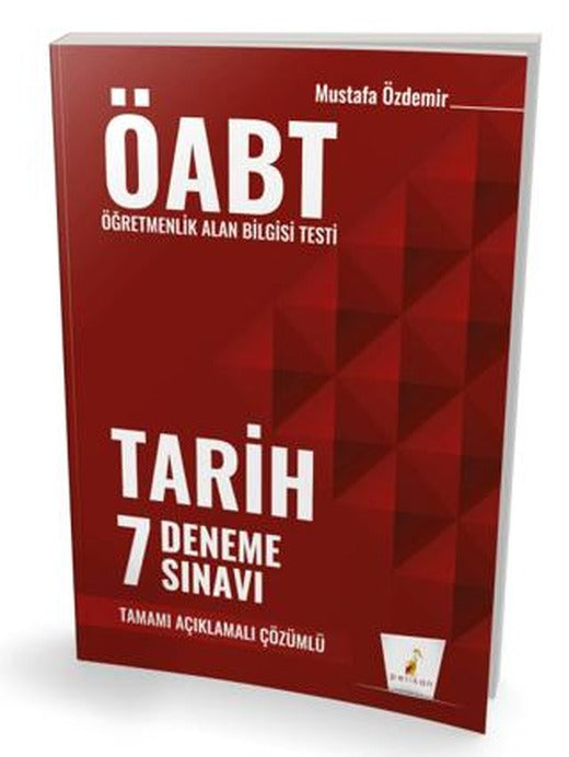2026 MEB - AGS ÖABT Tarih 7 Deneme Sınavı | Pelikan Tıp Teknik Yayıncılık (Ciltsiz)