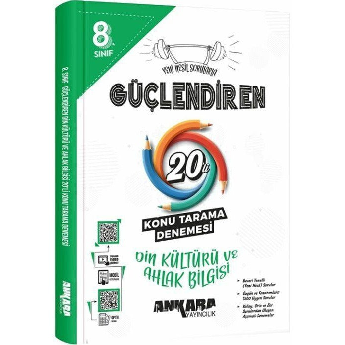 8. Sınıf  Din Kültürü ve Ahlak Bilgisi Güçlendiren 20'li Konu Tarama Denemesi