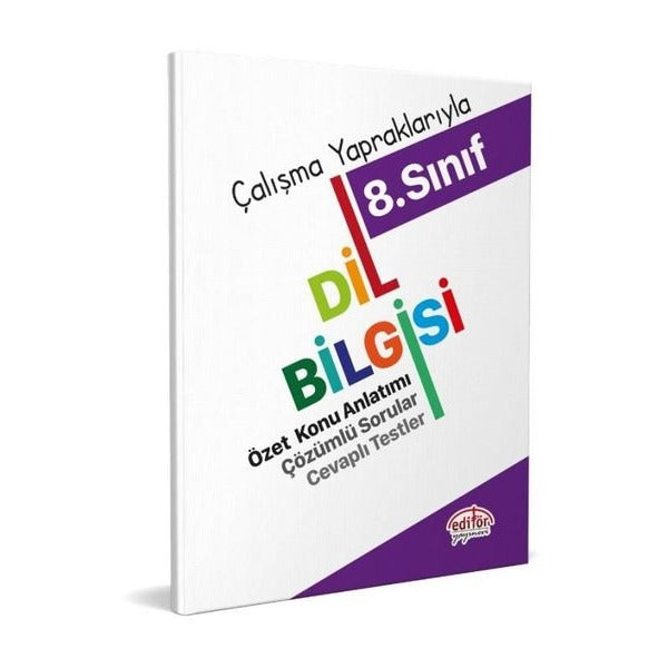 Editör Yayınları 8. Sınıf Dil Bilgisi Özet Konu Anlatımı