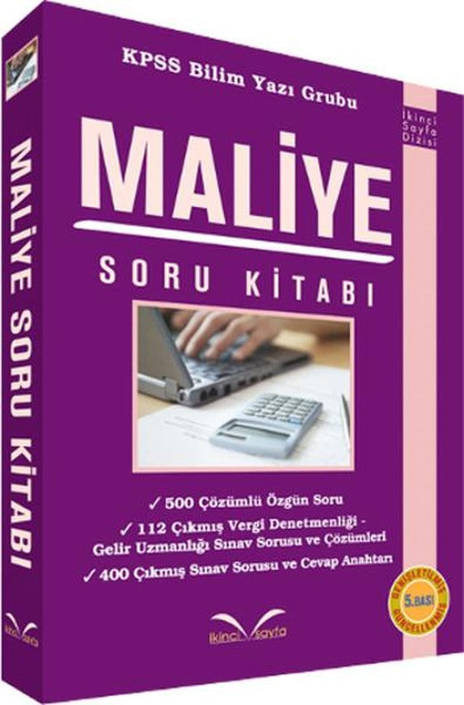 Maliye Soru Kitabı | İkinci Sayfa (İnce Kapak)