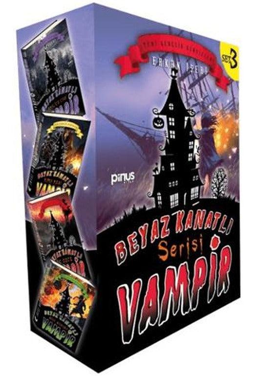 Beyaz Kanatlı Vampir Set - 3 | Pinus Kitap (Ciltsiz)