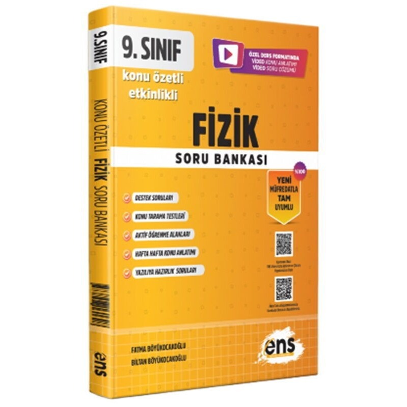 9. Sınıf Fizik Etkinlikli Soru Bankası | ENS Yayınları (Ciltsiz)