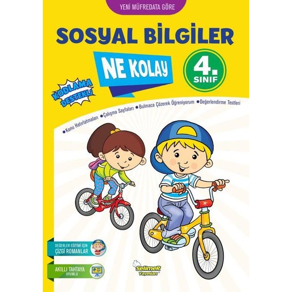 Sosyal Bilgiler Ne Kolay 4.Sınıf | Selimer (İnce Kapak)