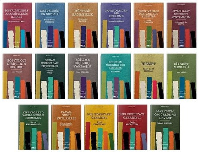 Anarşi Seti - 17 Kitap Takım | Gece Kitaplığı
