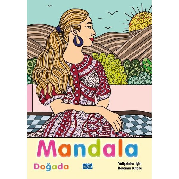 Mandala - Doğada - Yetişkinler İçin Boyama Kitabı | Parıltı Yayınları
