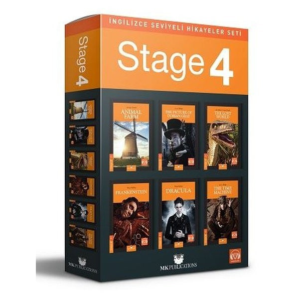 İngilizce Seviyeli Hikayeler Seti - Stage-4 | MK Publications (İnce Kapak)