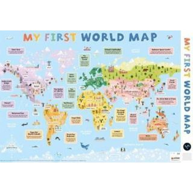 My First World Map | Igloo Books