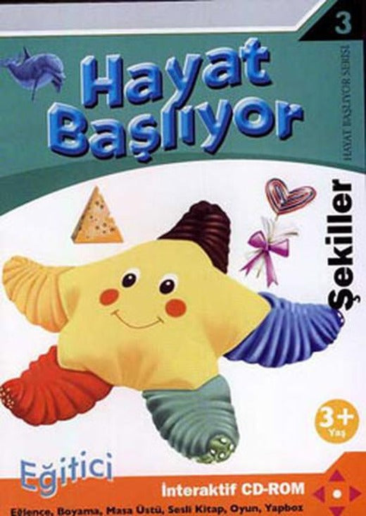 Şekiller (Kitap + İnteraktif CDRom) | Abc Yayınevi (İnce Kapak)