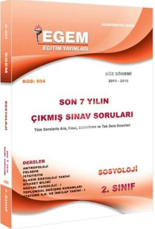 2. Sınıf Sosyoloji Çıkmış Sınav Soruları