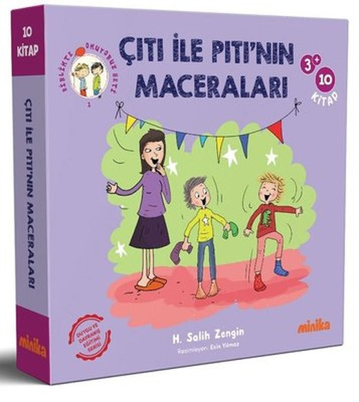 Çıtı İle Pıtı'nın Maceraları Seti - 10 Kitap Takım | Minika Kitap (İnce Kapak)