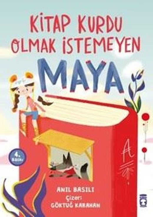 Kitap Kurdu Olmak İstemeyen Maya | Timaş Çocuk (İnce Kapak)