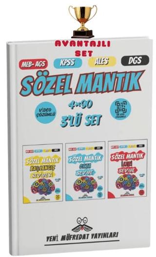2025 MEB-AGS KPSS ALES DGS Sözel Mantık Başlangıç- Orta – İleri Seviye 4x90 Tamamı Video Çözümlü Deneme Sınavı