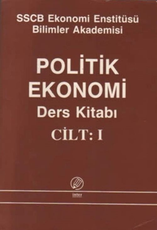 Politik Ekonomi Ders Kitabı Cilt:1