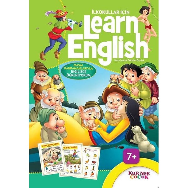 İlkokullar İçin Learn English (Yeşil)