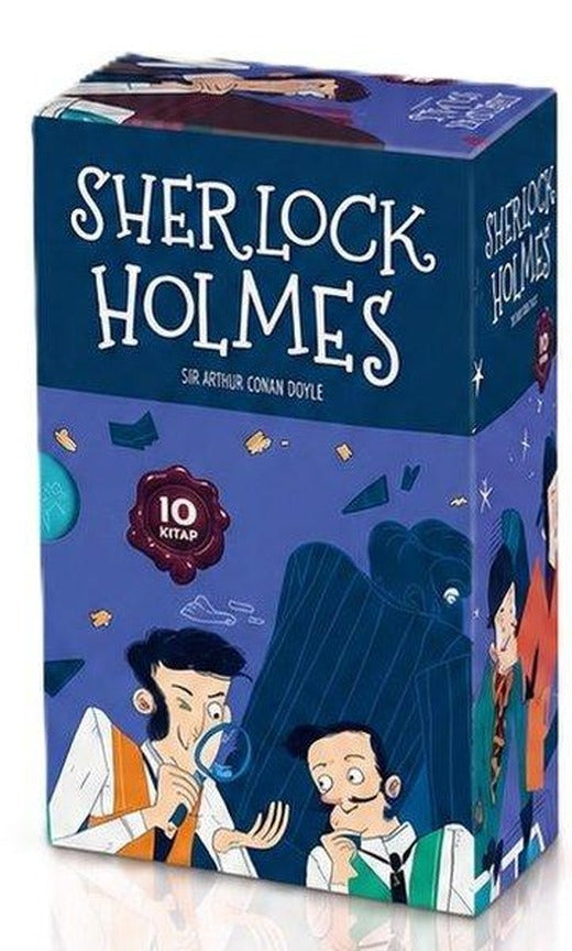 Sherlock Holmes Seti - 10 Kitap Takım - Mor Kutulu | The Kitap Genç (İnce Kapak)