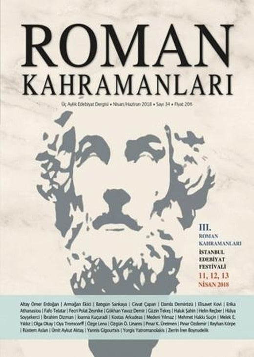 Roman Kahramanları Dergisi Sayı: 34 Nisan - Haziran 2018 | Roman Kahramanları Dergisi (Ciltsiz)