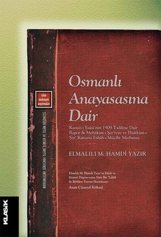 Osmanlı Anayasasına Dair | Klasik Yayınları