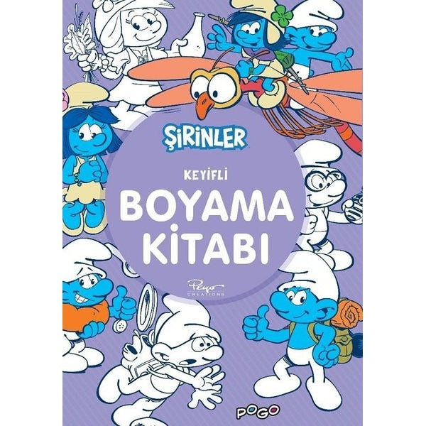 Şirinler-Keyifli Boyama Kitabı | Pogo (İnce Kapak)
