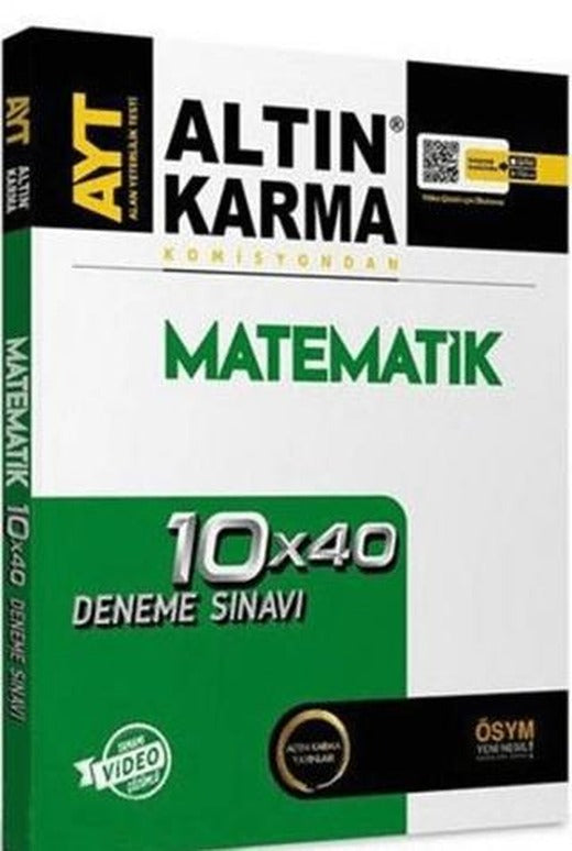 Altın Karma AYT Matematik Branş Deneme | Altın Karma Yayınları (Ciltsiz)