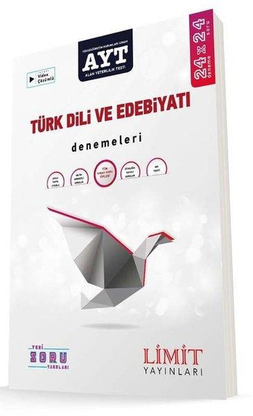 AYT Türk Dili ve Edebiyatı 24'lü Deneme | Limit Yayınları (İnce Kapak)