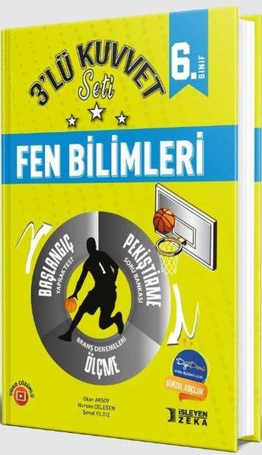 2023 6.Sınıf Fen Bilimleri 3'lü Kuvvet Serisi Set | İşleyen Zeka Yayınları (İnce Kapak)