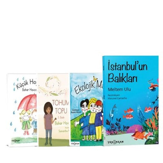 Çocuklar İçin Ekoloji Seti - 4 Kitap Takım | Yeni İnsan Yayınevi (İnce Kapak)