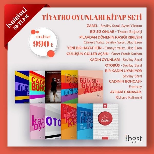 Tiyatro Oyunları Kitap Seti - 10 Kitap Takım | BGST (İnce Kapak)