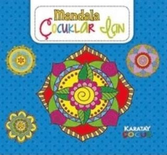 Çocuklar İçin Mandala Mavi