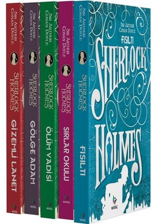 Sherlock Holmes Seti - 5 Kitap Takım | Mavi Ağaç (İnce Kapak)