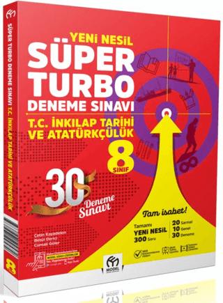 8. Sınıf T.C. İnkılap Tarihi ve Atatürkçülük Yeni Nesil Süper Turbo Deneme Sınavı | Model Eğitim Yayıncılık (Ciltsiz)  - Resim 1