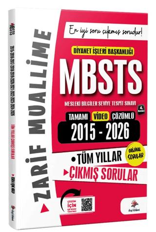 2027 DİB MBSTS Konularına Göre Tasnif Edilmiş 2015-2026 Tüm Yıllar Orijinal Video Çözümlü Çıkmış Sınav Soruları | Dizgi Kitap (Ciltsiz)  - Resim 1