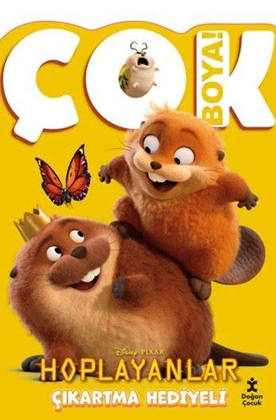 Disney Pixar Hoplayanlar-Çok Boya! Çıkartmalı Dev Boyama Kitabı | Doğan Çocuk (İnce Kapak)  - Resim 1