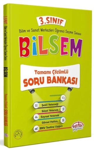 3. Sınıf Bilsem Çözümlü Soru Bankası