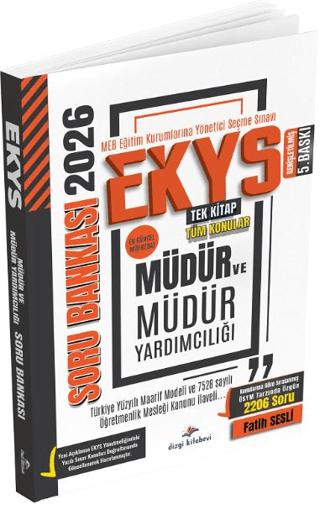 2026 MEB EKYS Müdür ve Müdür Yardımcılığı Soru Bankası | Dizgi Kitap (Ciltsiz)  - Resim 1