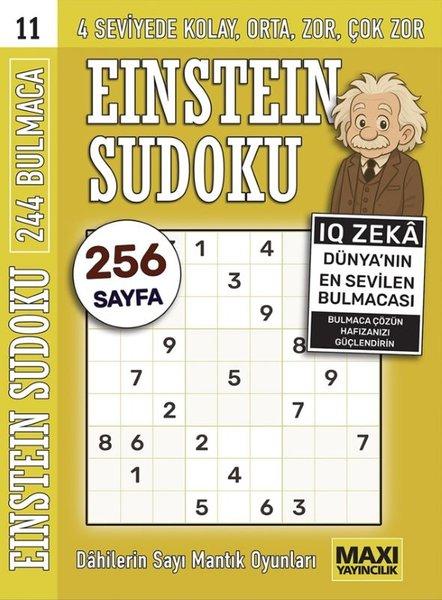 Einstein Sudoku 11 | Maxi Yayıncılık (İnce Kapak)  - Resim 1