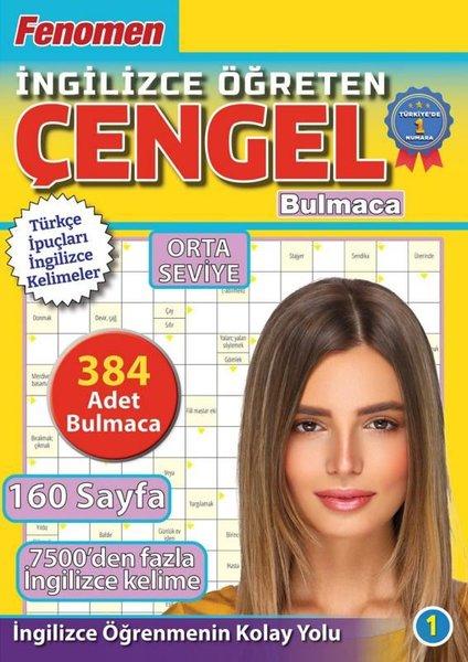 Fenomen İngilizce Öğreten Çengel Bulmaca Orta Seviye 1 | Maxi Yayıncılık (İnce Kapak)  - Resim 1