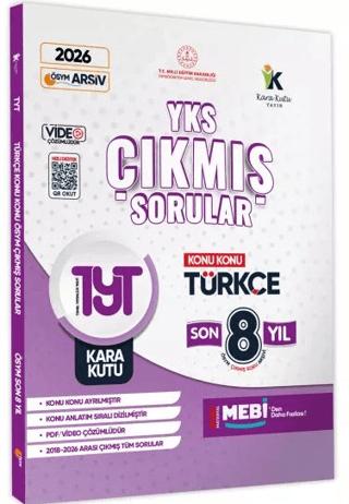 2026 YKS-TYT Türkçe Karakutu ÖSYM Çıkmış Soru Bankası Video/PDF Çözümlü Konu Konu Son 8 Yıl