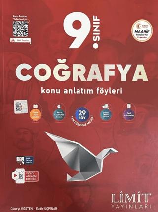 9. Sınıf Coğrafya Konu Anlatım Föyleri | Limit Yayınları (Ciltsiz)  - Resim 1