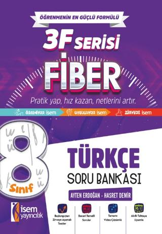 8. Sınıf Türkçe Soru Bankası | İSEM Yayıncılık (Ciltsiz)  - Resim 1
