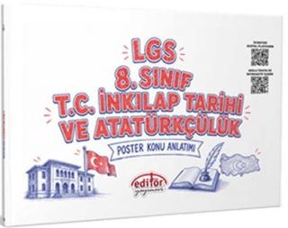 LGS 8. Sınıf T.C. İnkılap Tarihi ve Atatürkçülük Poster Konu Anlatımı | Editör Yayınevi (Ciltsiz)  - Resim 1