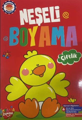 Neşeli Boyama - Çiftlik | Sancak Çocuk (Ciltsiz)  - Resim 1
