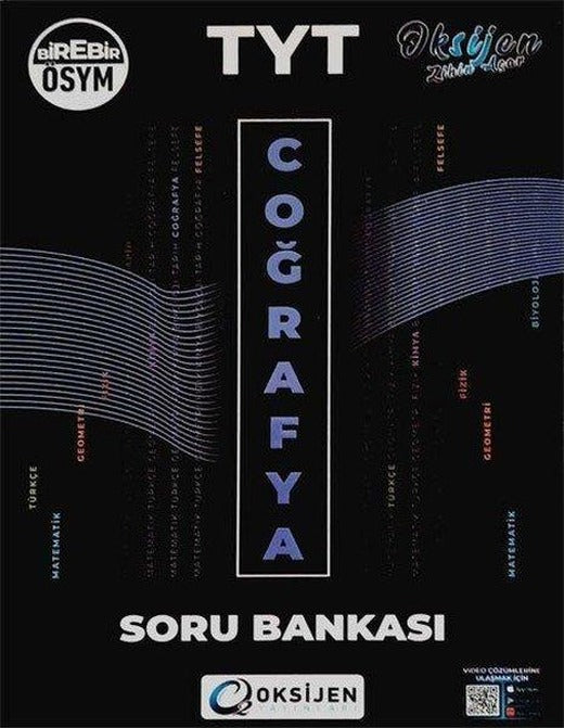 TYT Coğrafya Soru Bankası | Oksijen Yayınları - Eğitim (İnce Kapak)