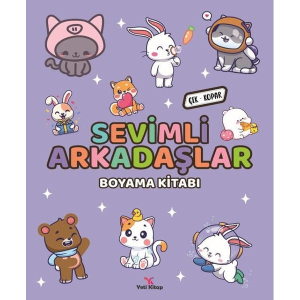 Sevimli Arkadaşlar Boyama Kitabı | Kolektif (İnce Kapak)