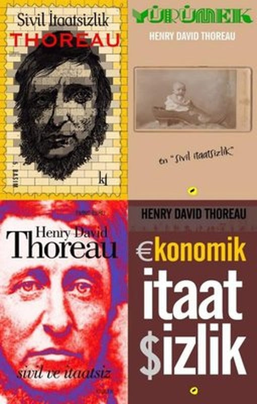 Henry David Thoreau Seti - 4 Kitap Takım | Kafe Kültür Yayıncılık (İnce Kapak)