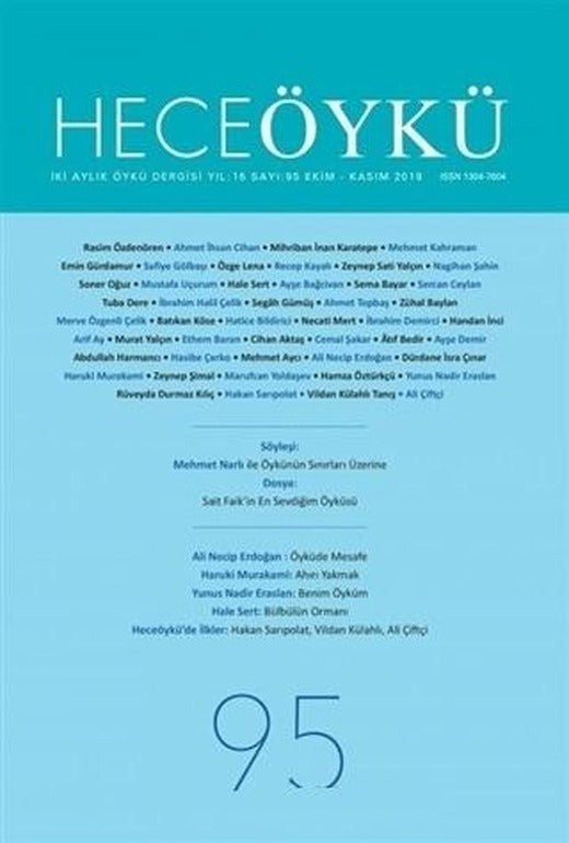 Hece Öykü Dergisi Sayı: 95 (Ekim - Kasım 2019) | Hece Dergisi (Ciltsiz)
