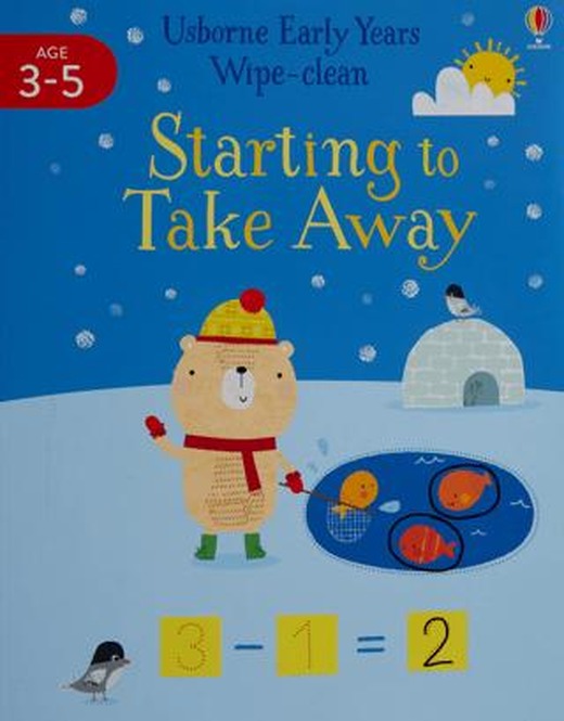 Early Years Wipe-Clean Starting to Take Away | Usborne (Ciltsiz)
