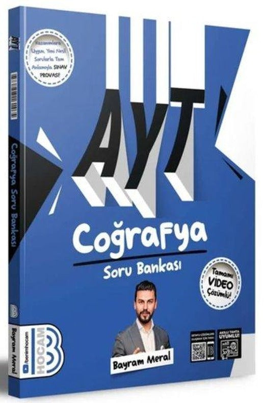 2023 AYT Coğrafya Tamamı Video Çözümlü Soru Bankası | Benim Hocam Yayınları (İnce Kapak)